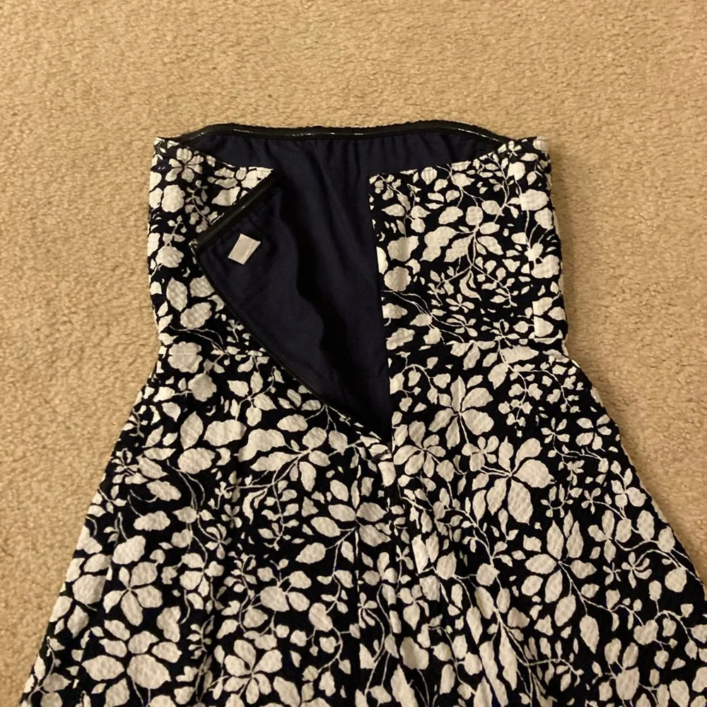 J Crew Strapless Sundress Size 10 ☀️ - Picture 4 of 7